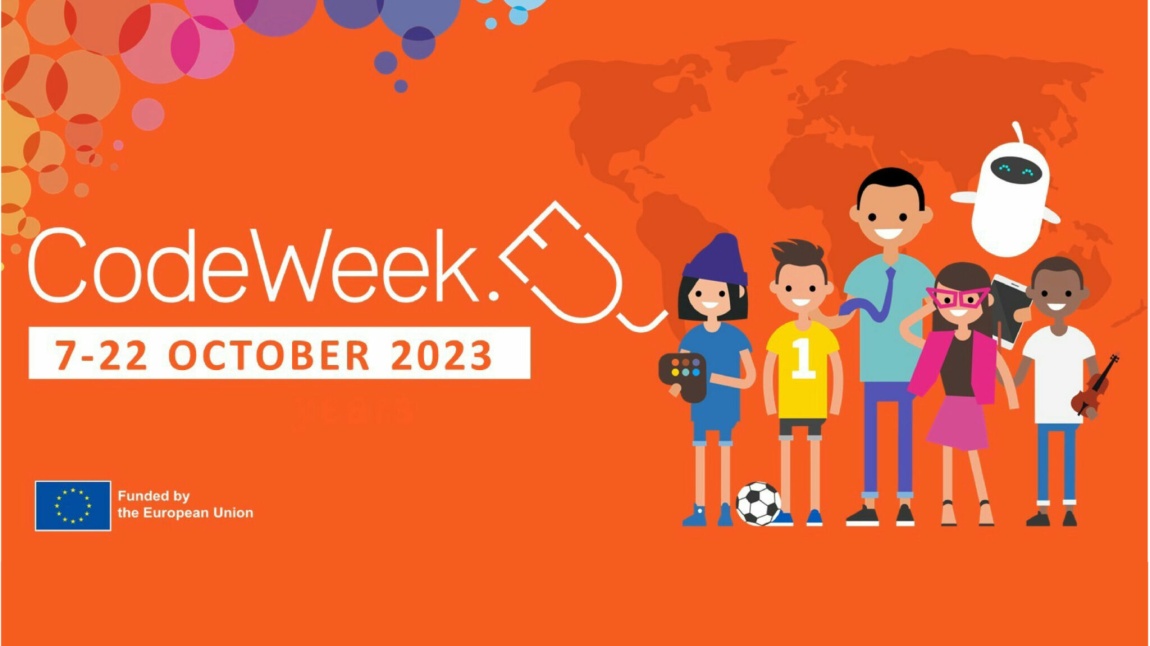 Okulumuz Codeweek (Kodlama Haftası)'nda Gerçekleştirilen Etkinlikleri Başarıyla Tamamlayarak Codeweek Sertifikası Almıştır.